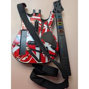 Van Halen Frankenstrat Guitar Hero Faceplate Guitar Van Halen Nintendo Wii PS